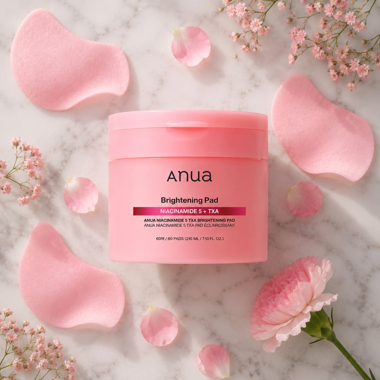 Anua Niacinamide 5% TXA Brightening Pad 210ml (60 Pads)
