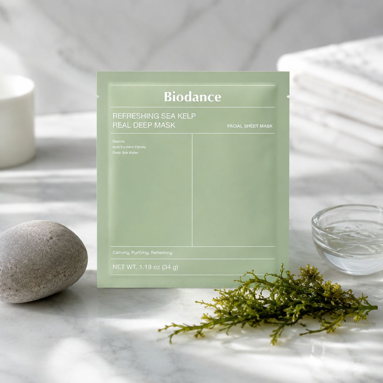 Biodance Refreshing Sea Kelp Real Deep Mask (1 sheet , 34g)