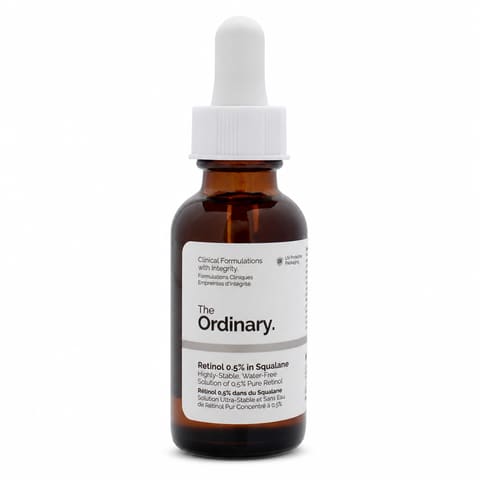 The Ordinary Retinol 0.5% in Squalane 30ml - anti-aging retinol oil serum