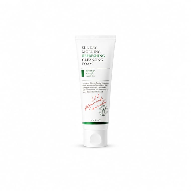Axis-Y Sunday Morning Refreshing Cleansing Foam 120ml - Korean gentle cleansing foam